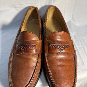 Men’s Allen Edmonds Newcastle Dress Shoes Loafers Walnut Brown Mens Size 9 D